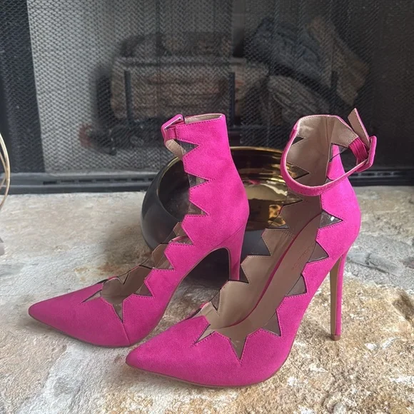 ✨NEW✨ Shoedazzle Randi Ankle Strap Pump - Picture 3 of 5